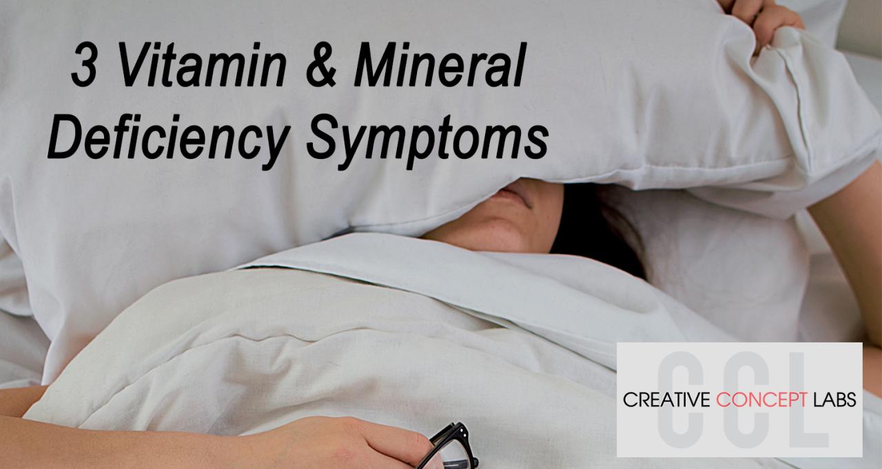 How To Recognize Symptoms Of Vitamin Deficiencies